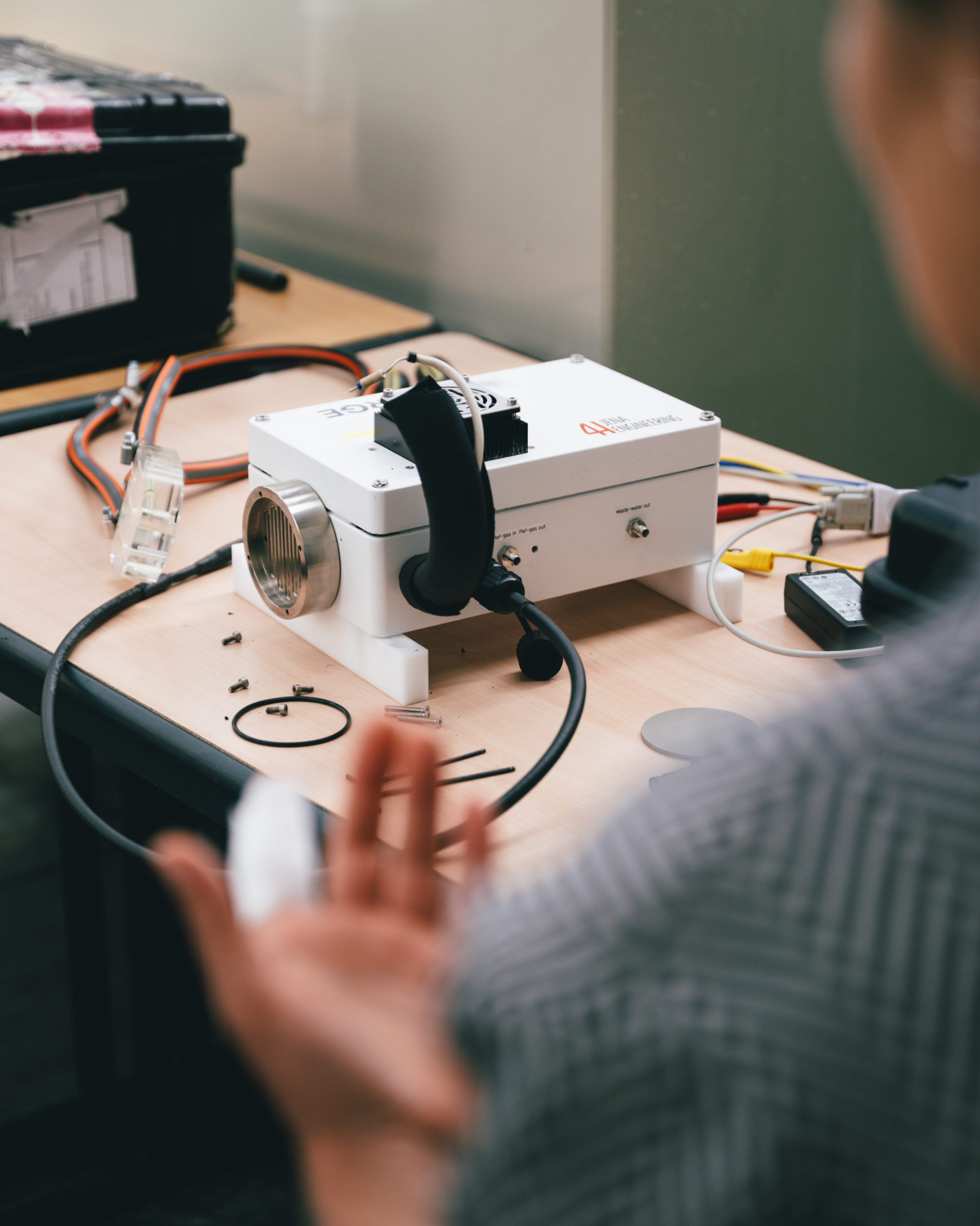 picture of the sensor on top of a table